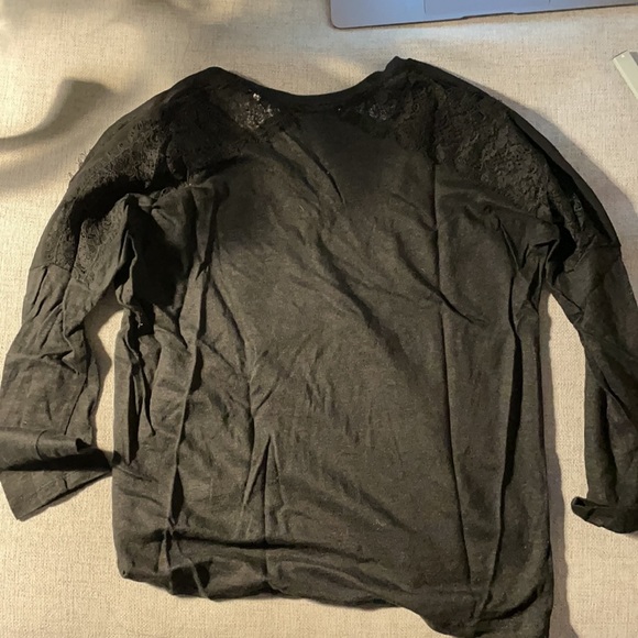 Black Sandro long sleeve top - Picture 2 of 2
